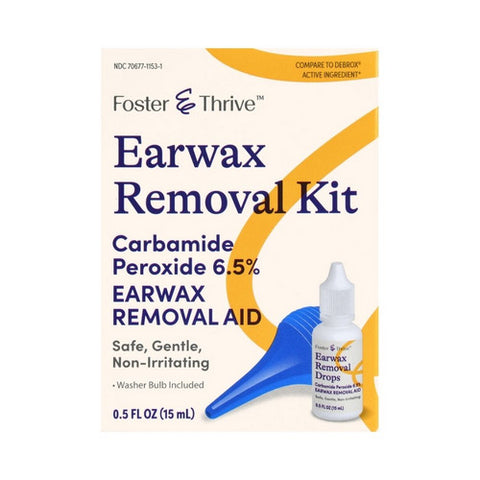 Foster And Thrive, Earwax Removal Kit, 0.5 Oz