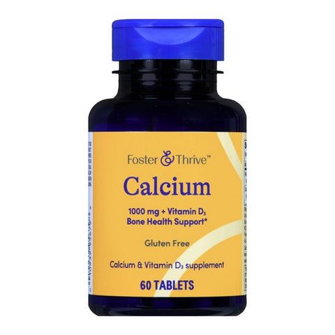 Calcium Plus Vitamin D3 60 Tabs by Foster And Thrive