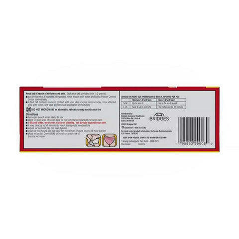 Midnite, Thermacare Back Pain Therapy Heatwraps, 3 Count