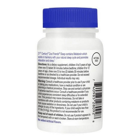 21st Century, Melatonin Childern's Chews, 60 Tabs