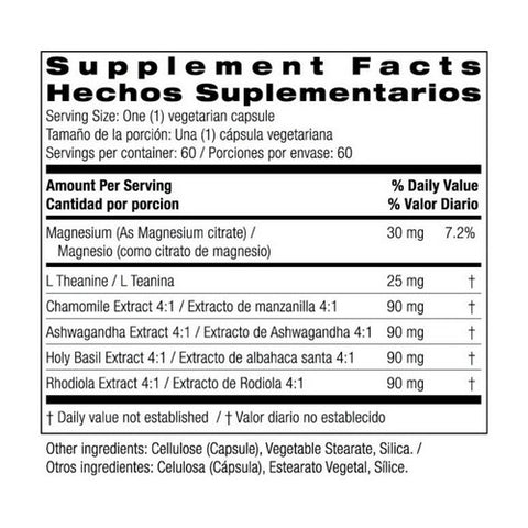 Bio Nutrition Inc, Emotional Wellbeing Wellness, 60 VegCaps