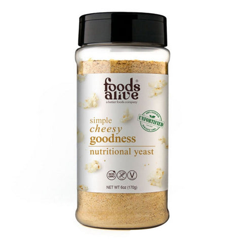 Foods Alive, Nutritional Yeast Simple Cheesy Shaker, 6 Oz