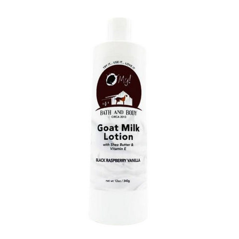 O MY!, Raspberry Vanilla Goat Milk Lotion, 12 Oz