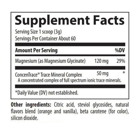 Trace Minerals, Magnesium Glycinate, 180 Grams