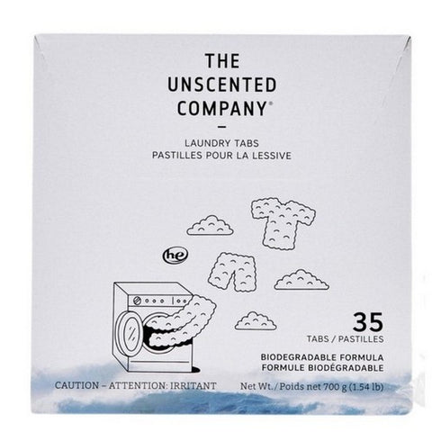 The Unscented Company, Laundry Detergent Unscented, 35 Tablets