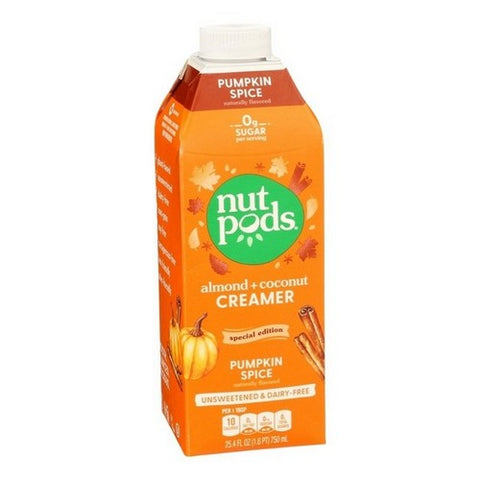 Nutpods, Pumpkin Spice Creamer Unsweetened, 25.4 Oz (Case Of 6)