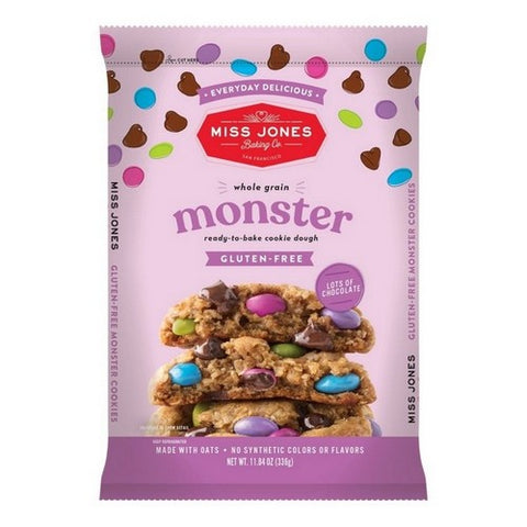 Miss Jones Baking Co, Cookie Dough Monster, 11.84  Oz (Case Of 6)