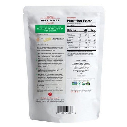 Miss Jones Baking Co, Chocolate Chip Cookie Mix, 13 Oz (Case Of 6)
