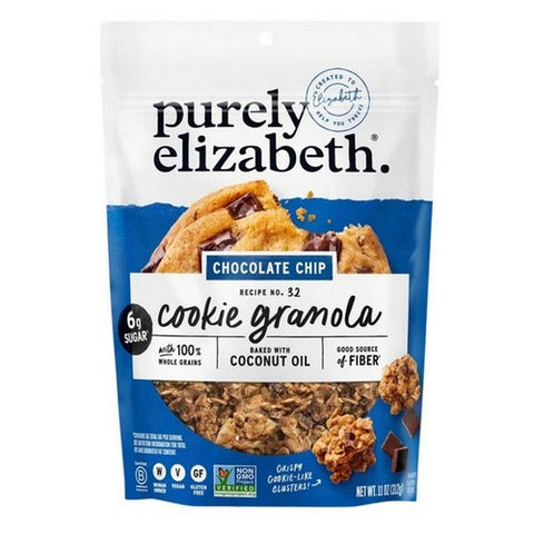Purely Elizabeth, Chocolate Chip Granola Cookie, 11 Oz (Case Of 6)