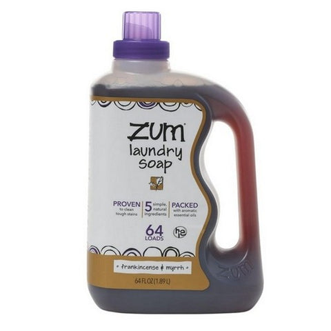 Zum, Clean Aromatherapy Laundry Soap Frankincense And Myrrh, 64 Oz (Case Of 6)