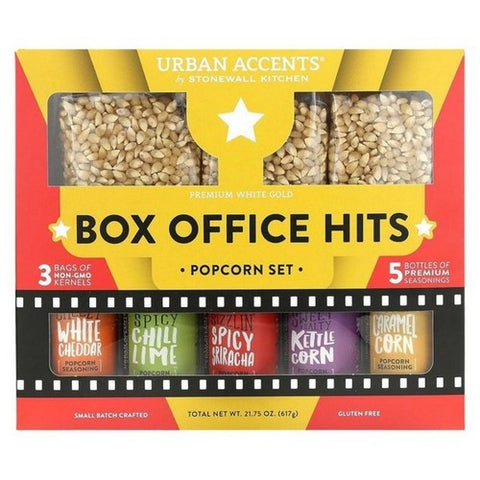 Urban Accents, Box Office Hit Popcorn Set, 21.75 Oz (Case Of 6)