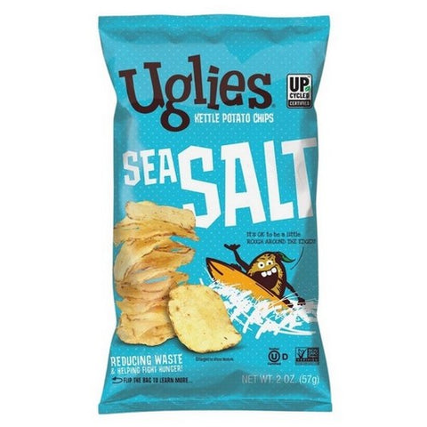 Uglies, Sea Salt Kettle Potato Chips, 2 Oz (Case Of 24)