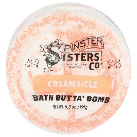 Spinster Sisters Co, Creamsicle Bath Butter Bomb, 5.3 Oz (Case Of 6)