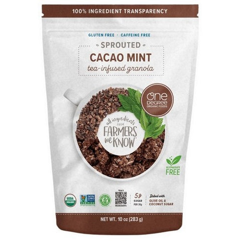 One Degree Organics, Organic Cacao Mint Granola, 10 Oz (Case Of 6)