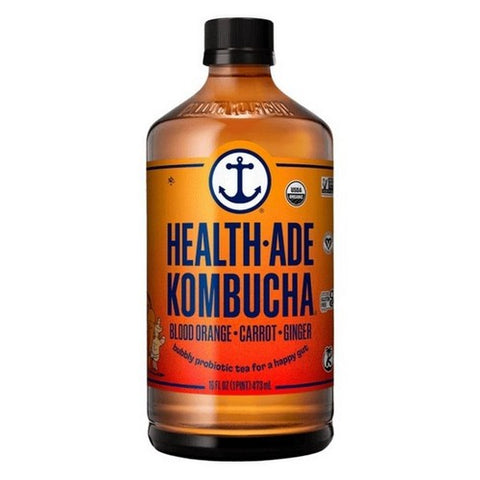 Health-Ade, Blood Orange Carrot Ginger Kombucha, 16 Oz (Case Of 12)