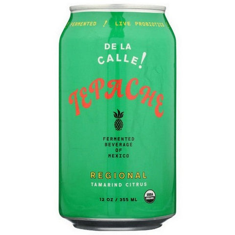 De La Calle, Fermented Beverage Tepache Regional Tamarind Citrus, 12 Oz (Case Of 12)