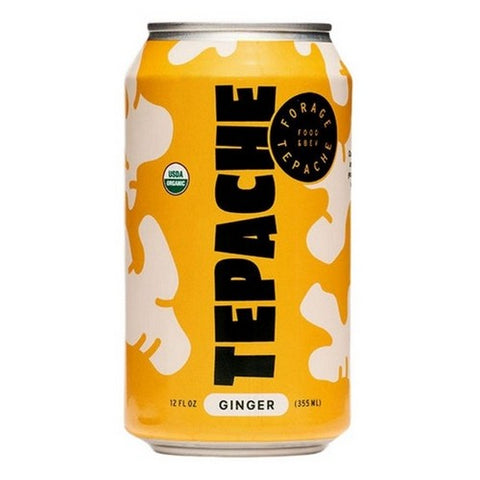Forage Kombucha, Forage Kombucha Organic Ginger Tepache, 12 Oz (Case Of 12)