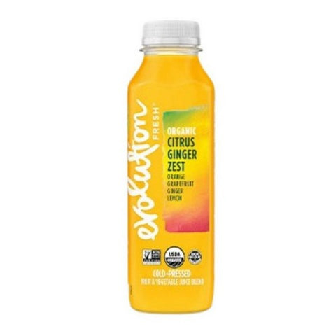 Evolution Fresh, Organic Citrus Ginger Zest Juice, 15.2 Oz (Case Of 6)