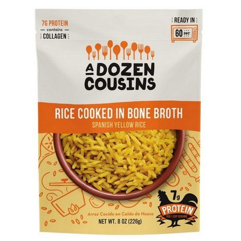 A Dozen Cousins, Spanish Yellow Rice Cooked In Bone Broth, 8 Oz (Case Of 6)