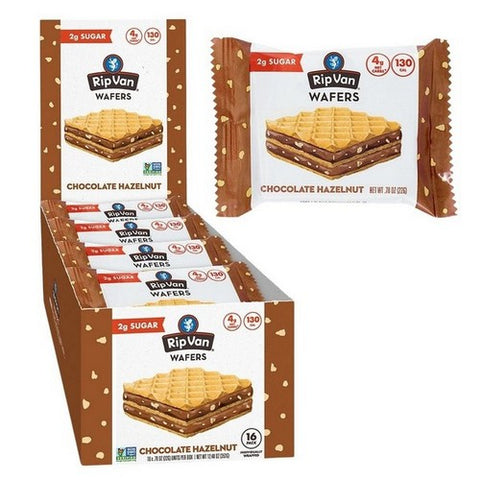 Rip Van Wafels, Chocolate Hazelnut Wafers, 0.78 Oz (Case Of 16)