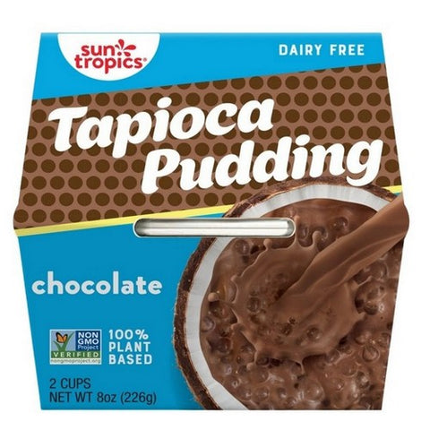 Sun Tropics, Chocolate Tapioca Pudding, 8 Oz (Case Of 6)