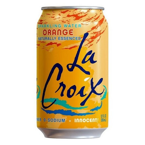 Lacroix, Natural Orange Sparkling Water, 12 Oz X 8 Count (Case Of 3)