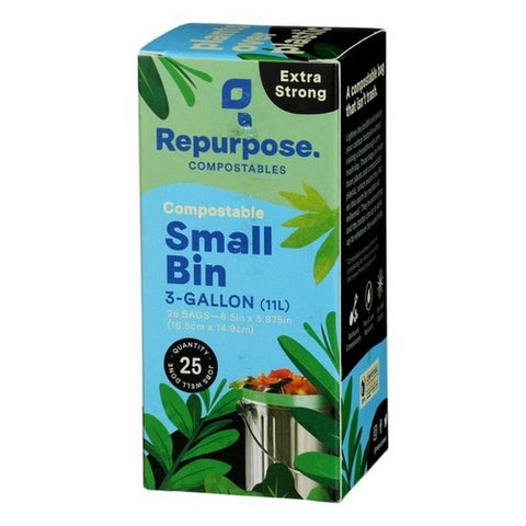 Repurpose, Compostable Small Bins, 25 Count (Case Of 20)