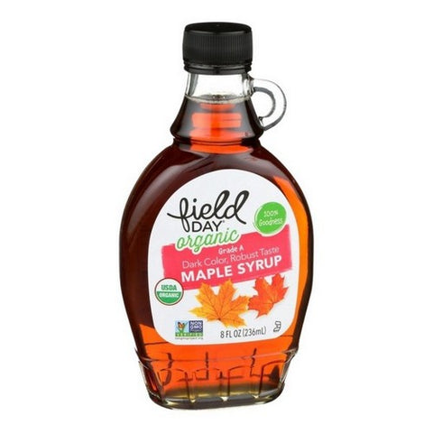Field Day, Organic Grade A Maple Syrup, 8 Oz (Case Of 12)