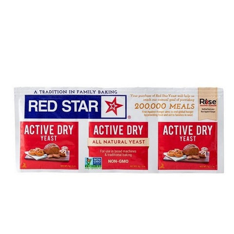 Red Star, Active Dry Yeast Packet, 0.75 Oz (Case Of 18)