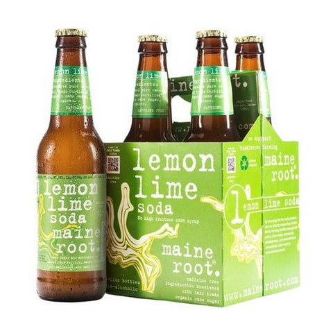 Maine Root, Lemon Lime Soda, 12 Oz X 4 Count (Case Of 6)