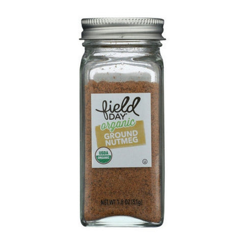 Field Day, Organic Spice Ground Nutmeg, 1.8 Oz (Case Of 6)