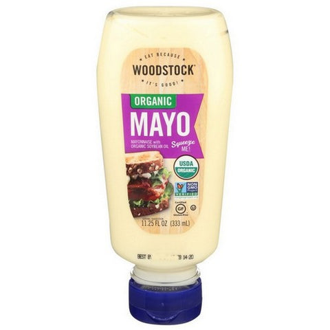 Woodstock, Organic Squeezable Mayonnaise, 11.25 Oz (Case Of 12)