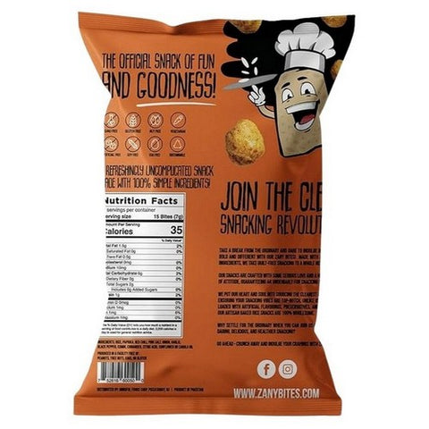 Zany Bites, Taco Blasts Rice Snack, 1.75 Oz (Case Of 5)