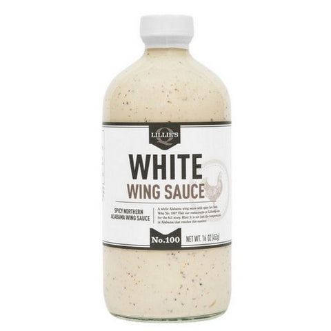 Lillies Q, White Wing Sauce, 16 Oz (Case Of 6)