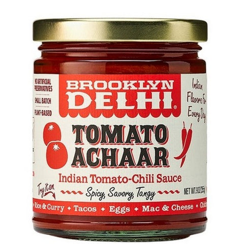 Brooklyn Delhi, Tomato Achaar Indian Chili Sauce, 9 Oz (Case Of 6)