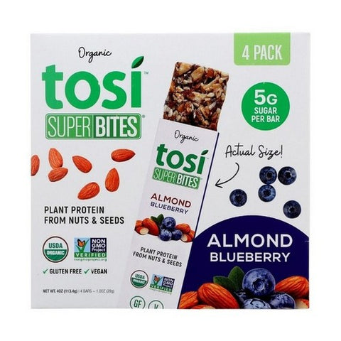 Tosi, Organic SuperBites Almond Blueberry, 4 Oz (Case Of 6)