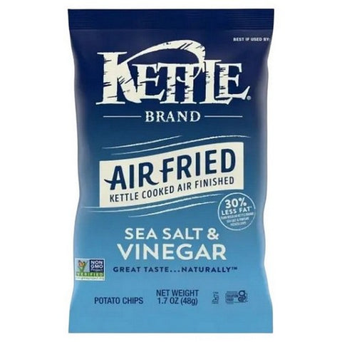 Kettle Brand, Air Fried Sea Salt Vinegar, 1.7 Oz (Case Of 24)