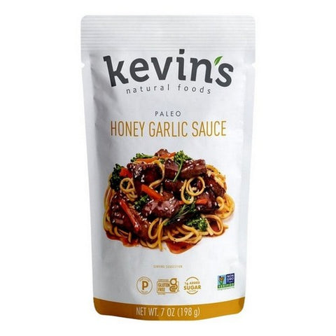 Kevins Natural Foods, Honey Garlic Sauce, 7 Oz (Case Of 12)