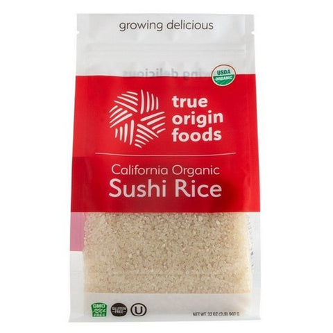 True Origin Foods, Rice Sushi CA White, 32 Oz (Case Of 6)