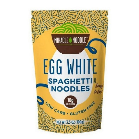 Miracle Noodle, Egg White Noodles Spaghetti, 3.5 Oz (Case Of 6)
