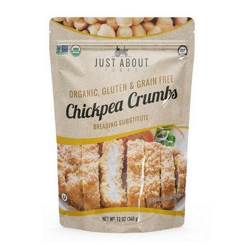 Just About Foods, Organic Chickpea Bread Crumbs, 12 Oz (Case Of 6)