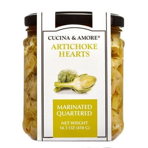 Cucina & Amore, Quartered Artichoke Hearts, 14.5 Oz (Case Of 6)