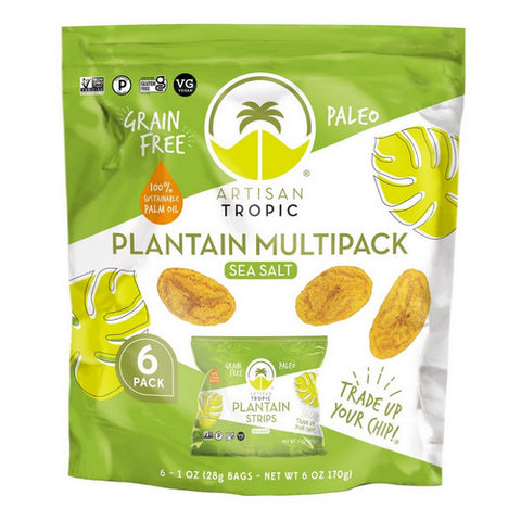 Artisan Tropic, Plantain Chip Sea Salt, 6 Oz (Case Of 6)