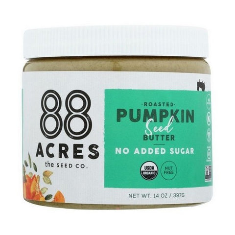 88 Acres, Organic Pumpkin Seed Butter Sugar Free, 14 Oz (Case Of 6)