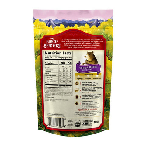 Birch Benders, Organic Ultimate Fudge Brownie Mix, 13.4 Oz (Case Of 6)