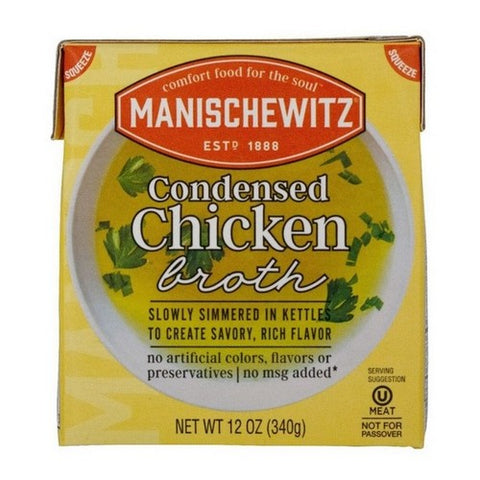 Manischewitz, Condensed Chicken Broth, 12 Oz (Case Of 12)