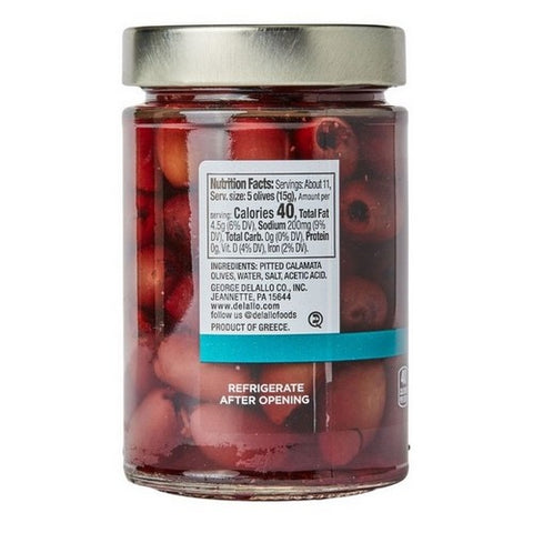 Delallo, Olives Calamata Pitted, 5.3 Oz (Case Of 6)