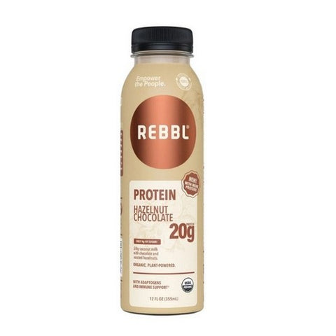 Rebbl, Organic Hazelnut Chocolate Protein Drink, 12 Oz (Case Of 12)