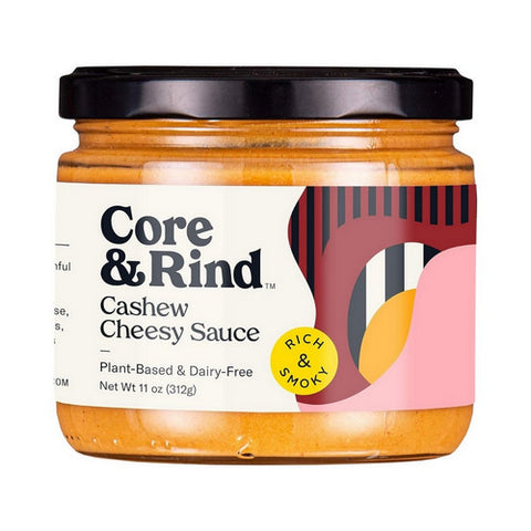 Cashew Cheesy Sauce Rich And Smoky 11 Oz (Case Of 6) by Core And Rind