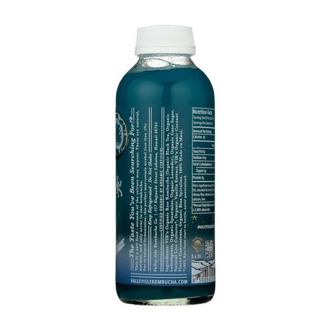 Valley Isle Kombucha, Blue Hawaii Coconut Plus Vanilla, 16 Oz (Case Of 6)
